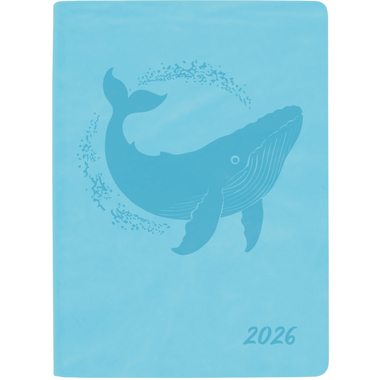 BIELLA Agenda Memento 2026 825715060026U 1S/2P bleuclair ML 10.1x14.2cm