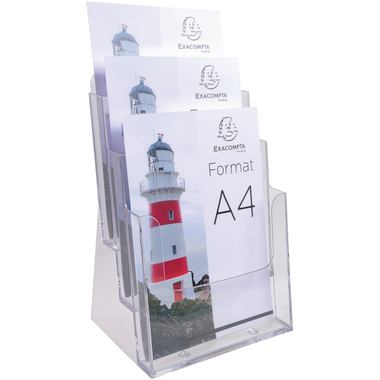 EXACOMPTA Porta prospetti A4 74158D trasparente 155x237x339mm