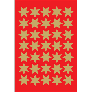 HERMA Etiquettes étoiles 16mm 3904 or 3 pcs.