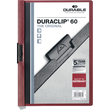 DURABLE Dossier DURACLIP 60 A4 220931 melanzane