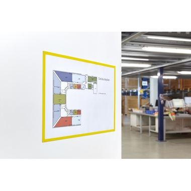 MAGNETOPLAN Cornice calamita magnetofix A3 1130402 giallo 5 pezzi