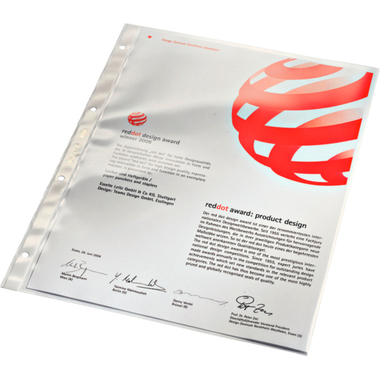 LEITZ Zeigetasche Super Premium A4 47340000 glasklar, 0,08mm 100 Stück