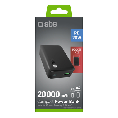 Power Bank 20000 mAh High Density mit PD | SBS