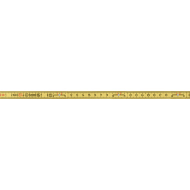 NEUTRAL Pocket measure 1m A10232 giallo