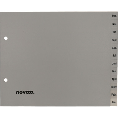 NOVOOO Register PP 1/2 Höhe 40972 grau Dez-Jan DE