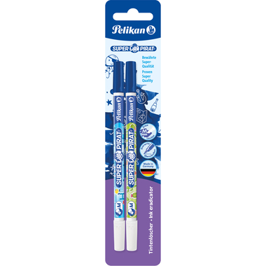 PELIKAN Effaceur encre M 811576 Super Pirat 3 couleurs