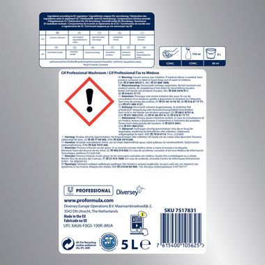 CIF CITRON Badreiniger 5lt 7517831 Professional