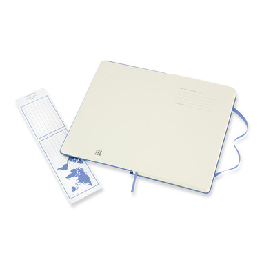 MOLESKINE Carnet Classic HC Large 420850826 bleu, blanc 208 feuil.
