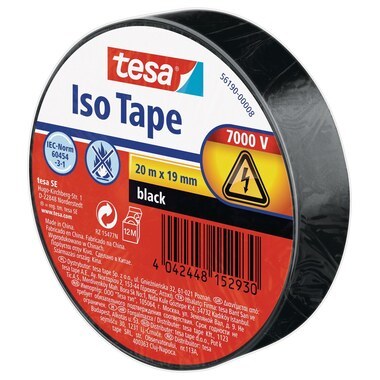 TESA Isolierband 56190-00008 19mmx20m schwarz