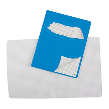 ELCO Cahier 17,5x22cm 73053.37 quadrillé bleu