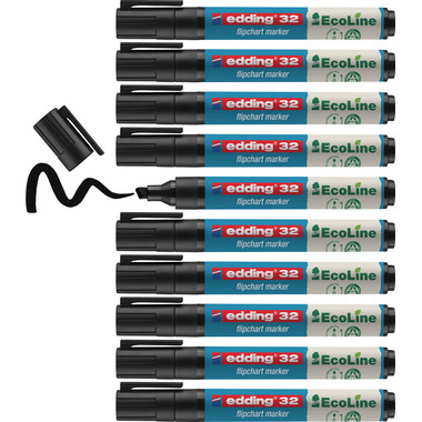 EDDING Flipchart Marker 32 1-5mm 32-1 schwarz