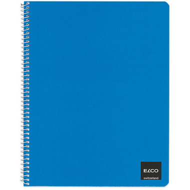 ELCO Cahier spiral quadr. 175x220mm 72882.07 blanc, 70g, 4mm, ass. 50 flls.