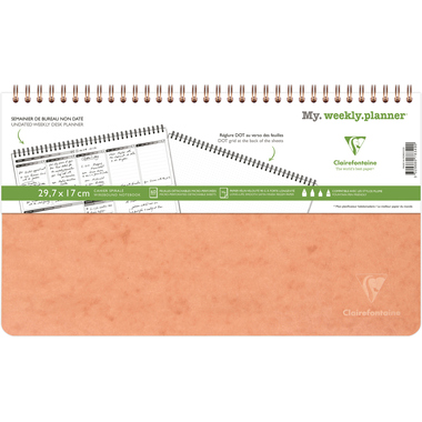 BIELLA Agenda AgeBag senza data 78349C Weekly 60 fogli tab. 29.7x17cm