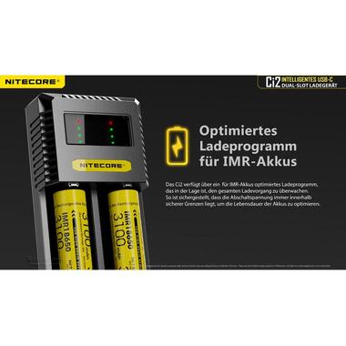 Nitecore Chargeur Ci2 USB-C