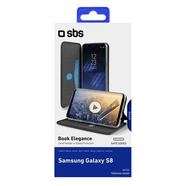 Étui livre avec fonction support pour Samsung Galaxy S8