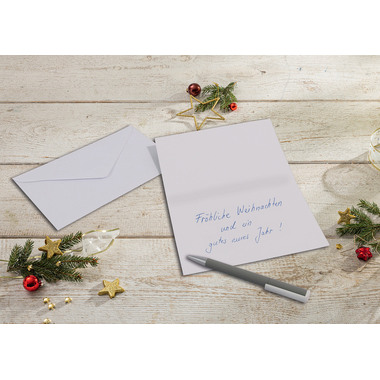 SIGEL Cartoline di Natale A6 DS092 Foglie e rami 25 pezzi