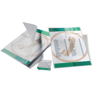 GBC Laminiertasche A4 IB049033 glanz, 80my 100 Stk
