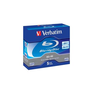 Verbatim BD-RE 25 GB, Jewel Case (5 pieces)