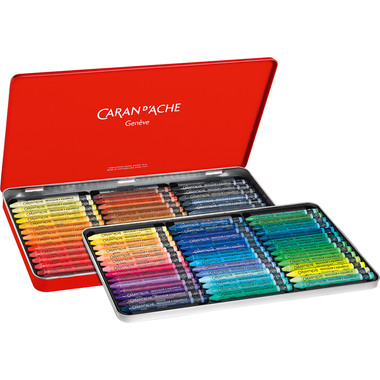 CARAN D'ACHE Pastelli a cera Neocolor II 7500.384 84 pezzi, Box 9mmx10,5cm