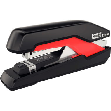 RAPID Heftgerät Supreme Omnipress 5000553 schwarz/rot, SO60FS 60 Blatt