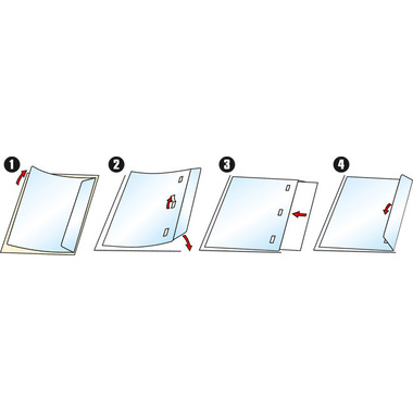 3L Maxitasche A4 10075 PP selbstklebend 10 Stück