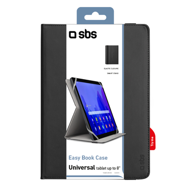 Custodia a libro stand universale per tablet fino a 8" | SBS