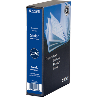 SUCCES Agenda Senior 2026 845107000026U 1S/2P recharge compl. 9.5x15cm