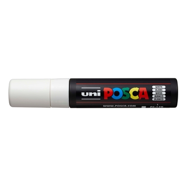 POSCA Marker 15mm PC-17K WHITE weiss, auf Wasserbasis