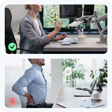 ICY BOX Notebook holder as an IB-MSA101-LH accessory for VESA support