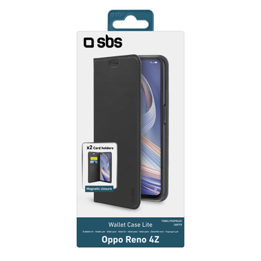 Custodia Book con tasche portatessere per Oppo Reno 4Z