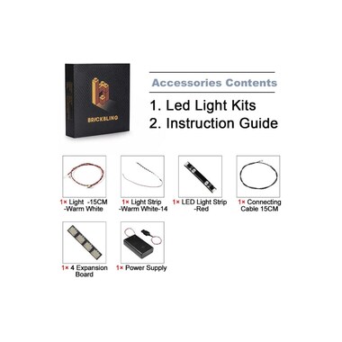 BrickBling LED-Licht-Set für LEGO® 77258 F1 ACADEMY LEGO