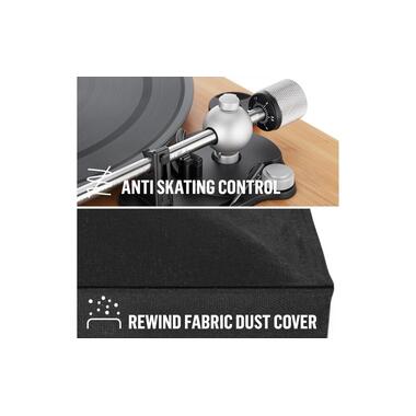 House of Marley turntable with Bluetooth Stir it Up Wireless Brown