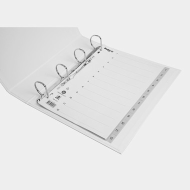 BIELLA Register PP A4 47141200U grau 1-12