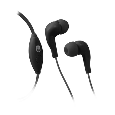 Stereo earphones with 3.5 mm jack cable, integrated microphone and answer button