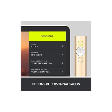 Logitech Presenter Spotlight Gold