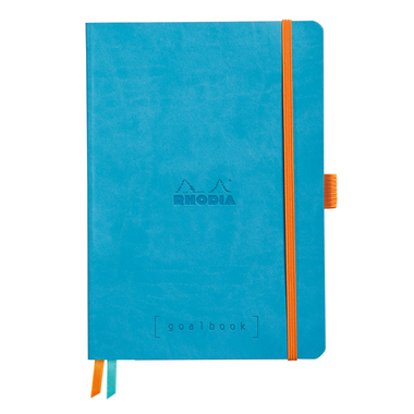 RHODIA Taccuino Goalbook SC A5 117576C turchese, punti 120 fogli