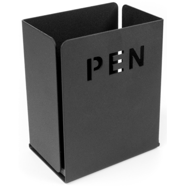 TRENDFORM Stifteköcher PEN GK3613 Metall 8x10x5cm schwarz