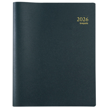 BREPOLS Agenda Timing Genova 2026 0.136.2052 1S/2P noir 17x22cm