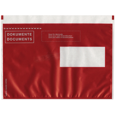 ELCO Dokumentent. Quick Vitro C5 29024.80 rot, Fenster rechts 250 Stk.