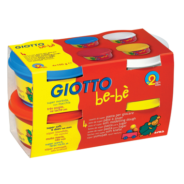 GIOTTO Pâte à modeler 464901 4x100g