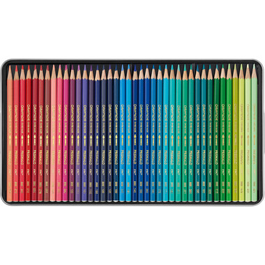 CARAN D'ACHE Farbstifte Prismalo 3mm 999.380 ass. in Metallsch. 80 Stück