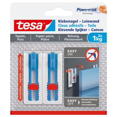TESA Pin adh. 2x1kg 77778-00000 Papier peint & plâtre
