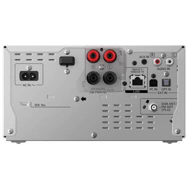 Panasonic Micro-HiFi Sistema SC-PMX802E Nero/Argento