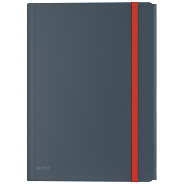 LEITZ Gummibandmappe COSY A4 4619-00-89 grau, PP