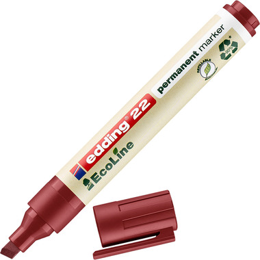 EDDING Permanent Marker 22 1.0-5.0mm 22-2 rouge