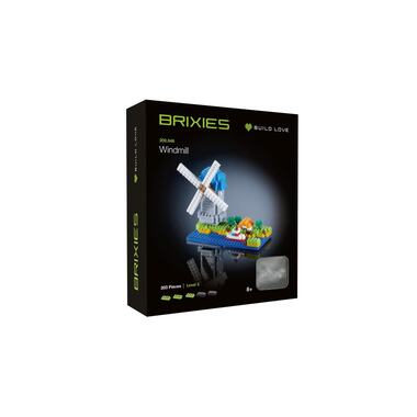 BRIXIES building block model windmill made of 203 building blocks