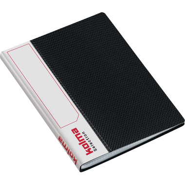 KOLMA Sichtbuch Selection A6 03.709.06 schwarz 20 Taschen