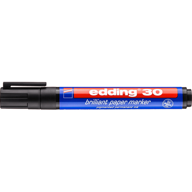 EDDING Marqueur permanent 30 30-1 noir