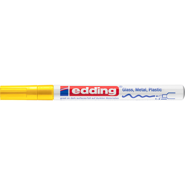 EDDING Paintmarker 751 CREA 1-2mm 751-5 CREA gelb