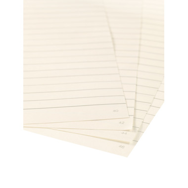 TRANSOTYPE senseBook FLAP REFILL A6 75510601 rigato, S, 135 fogli beige